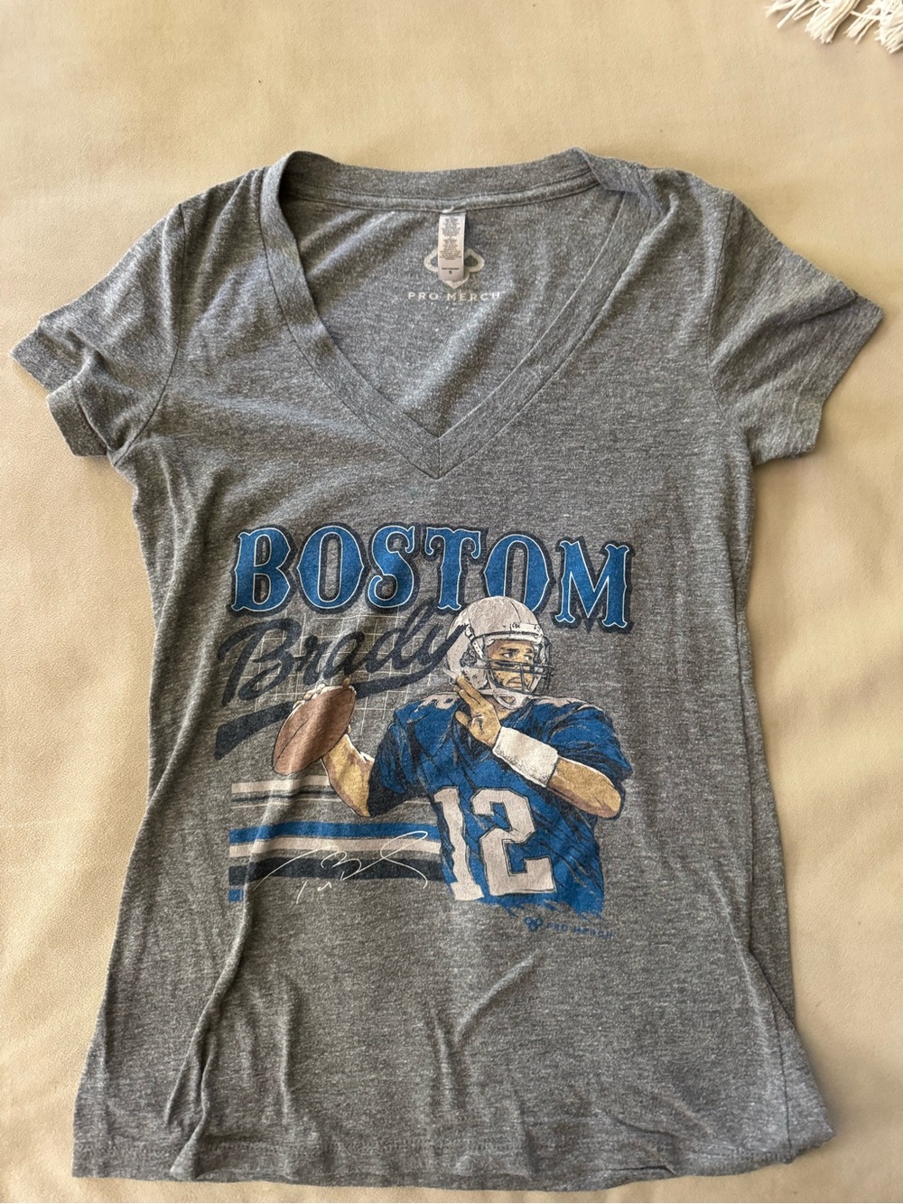 Women's Boston Tom Brady Football Graphic Tee